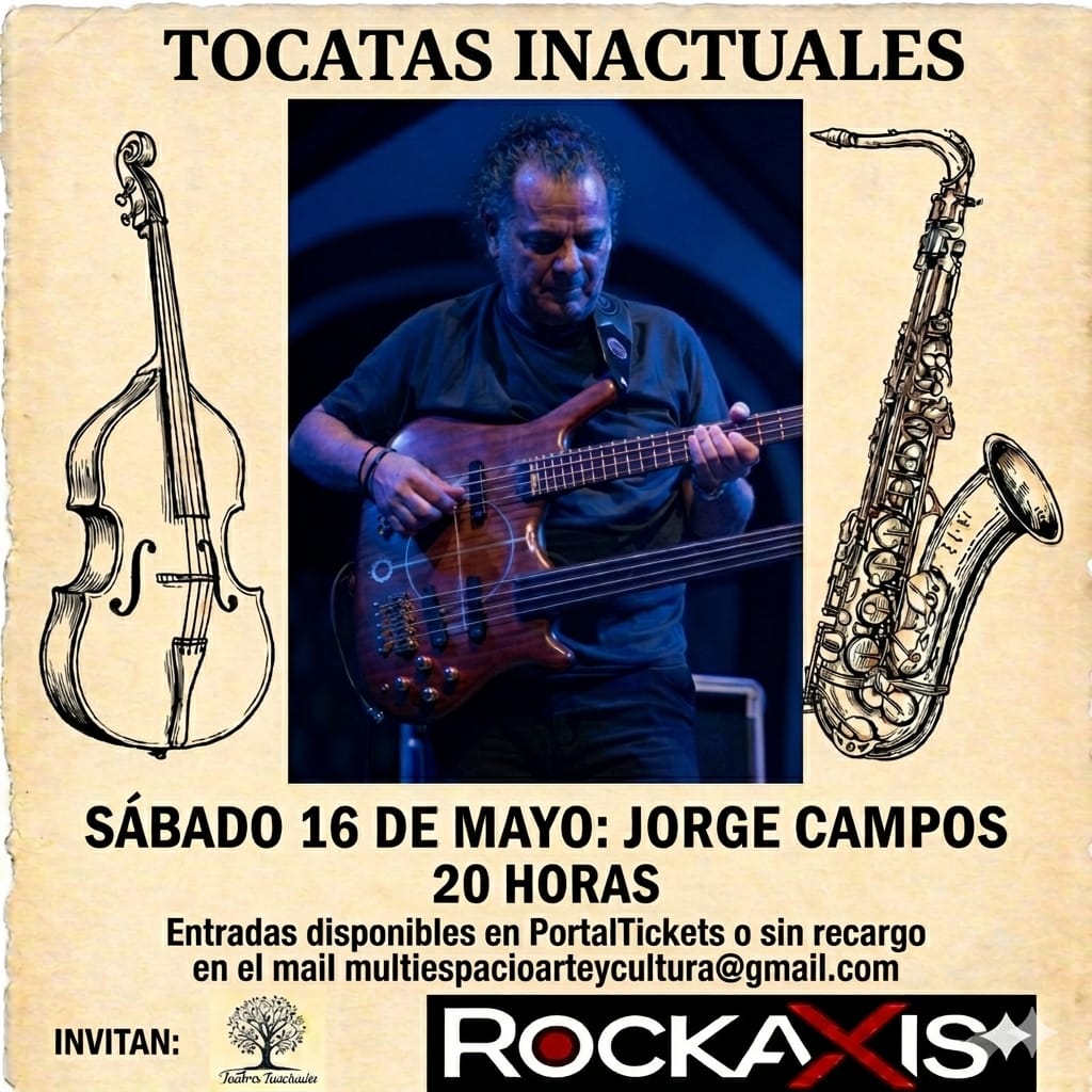 Jorge Campos abre la temporada 2026 de Tocatas Inactuales